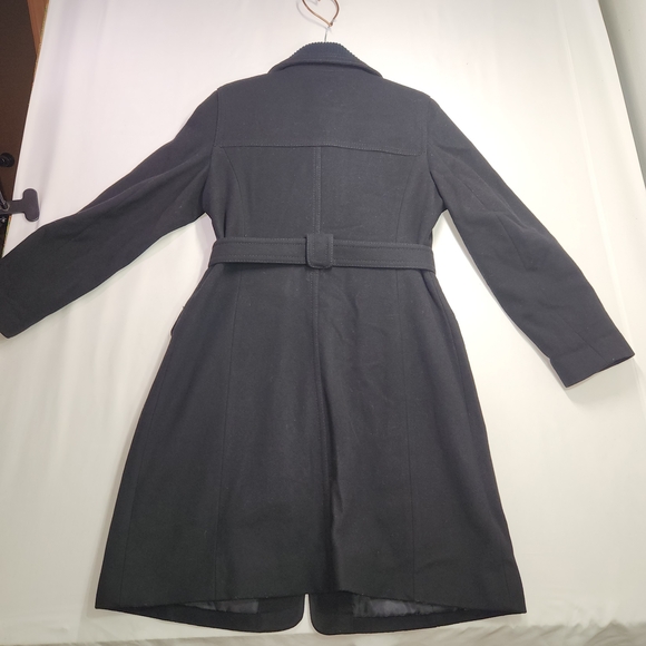 🖤Apt. 9 Women's Large Black Mid Length Coat 80% Wool - Picture 7 of 12